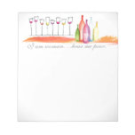 Humorous I Am Woman Hear Me Pour Notepad at Zazzle