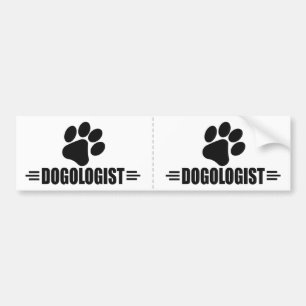 Humorous I Love Dogs Bumper Sticker