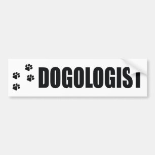 Humorous I Love Dogs Bumper Sticker