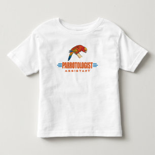 Humorous I Love Parrots Toddler T-shirt