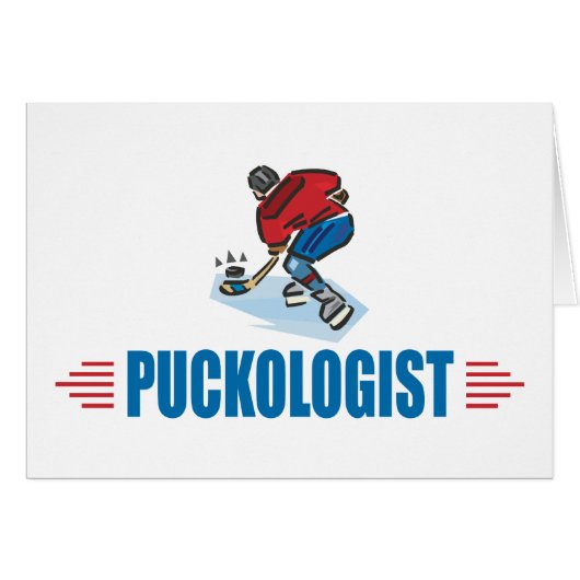 Humorous Ice Hockey Cards (Front Horizontal)