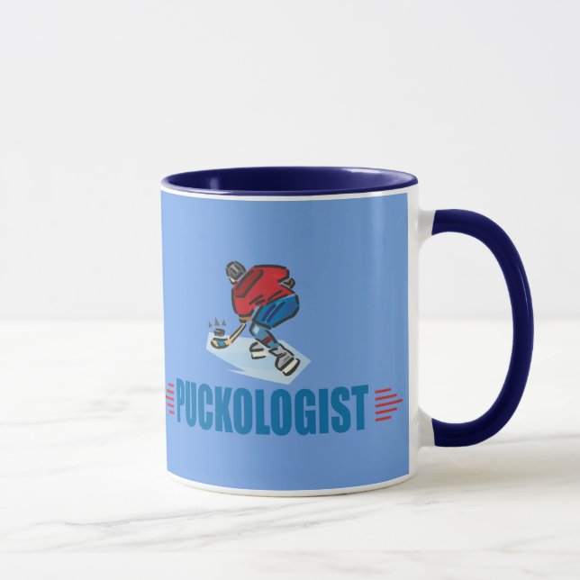 Humorous Ice Hockey Mug (Right)