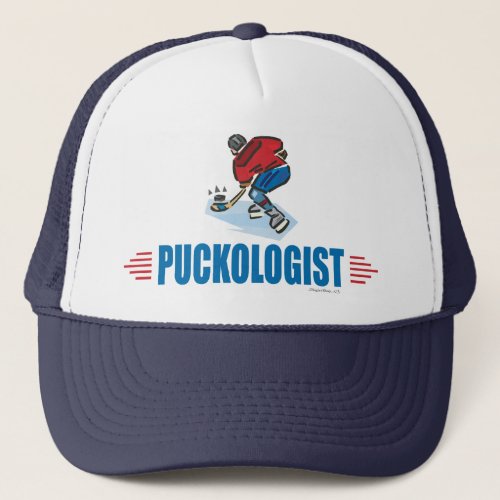 Humorous Ice Hockey Trucker Hat