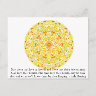 Humorous Irish Blessing from IRELAND Postcard