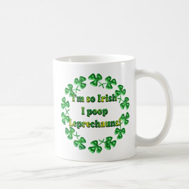 Humorous Irish Coffee Mug (Right)