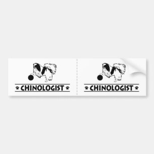 Humorous Japanese Chin Bumper Sticker