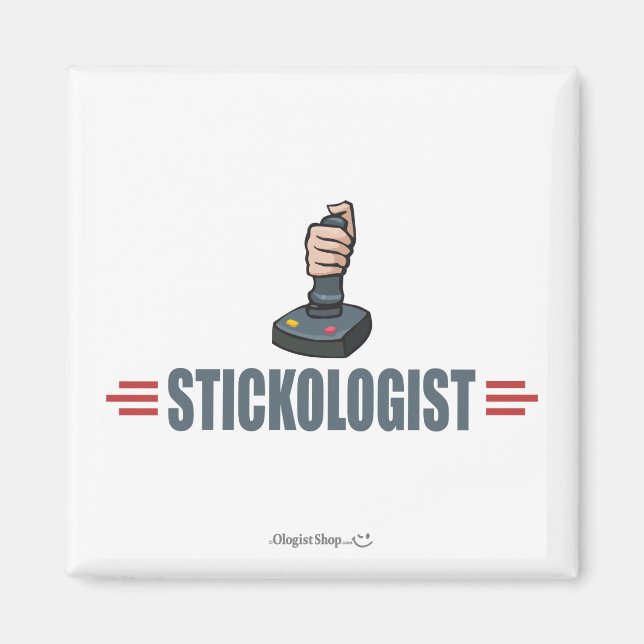 Humorous Joystick Gaming Magnet (Front)