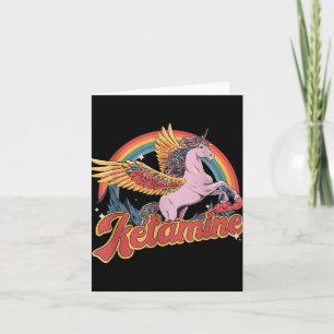 Humorous Ketamine Horse Emergency Funny Mental Hea Card