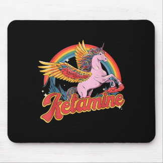 Humorous Ketamine Horse Emergency Funny Mental Hea Mouse Pad