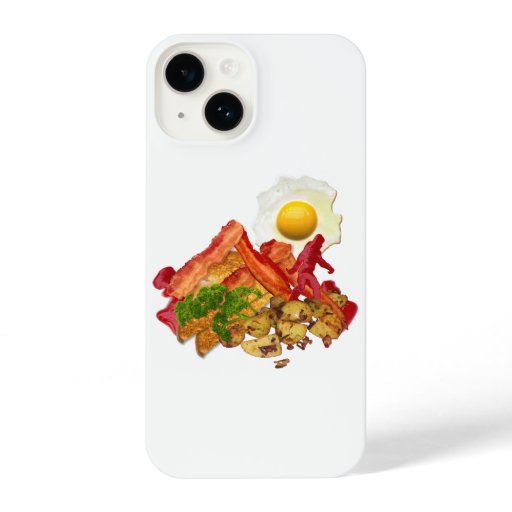 Humorous Ketchup Gone Squatchin for Bacon iPhone 14 Case