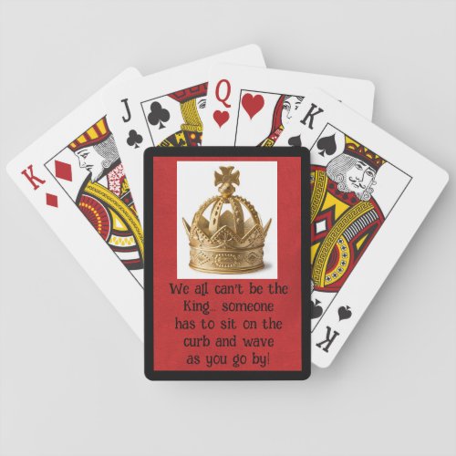 Humorous King Classic Playing Cards