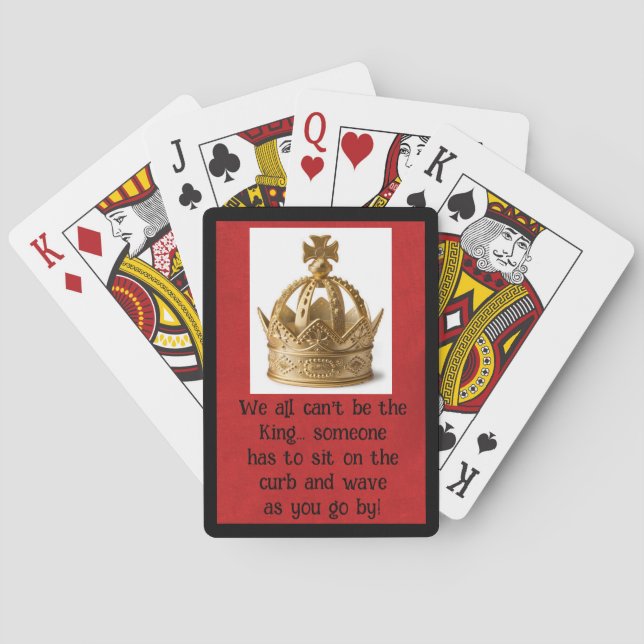 Humorous King Classic Playing Cards (Back)