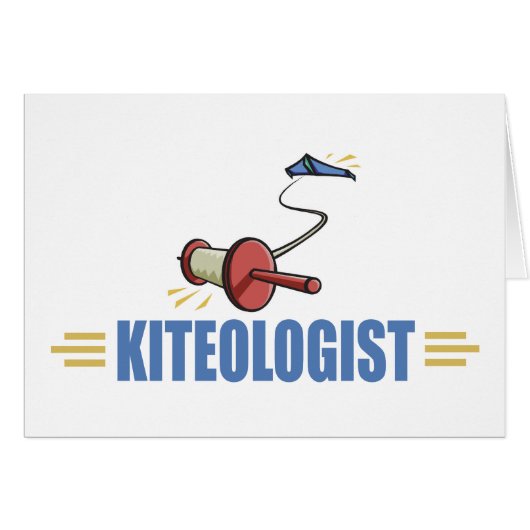 Humorous Kite Flying Cards (Front Horizontal)