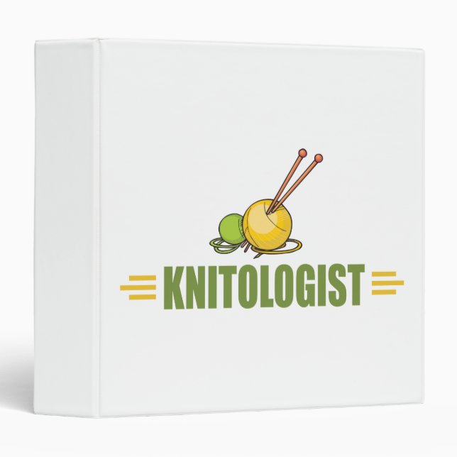 Humorous Knitting Binder (Front/Spine)