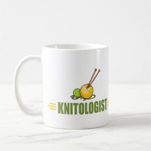Humorous Knitting Coffee Mug