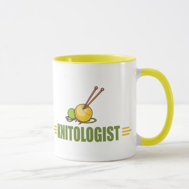 Humorous Knitting Mug (Right)