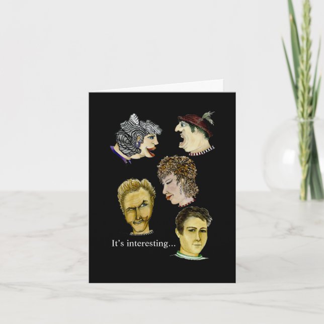 Humorous knowledge growing up Folded Greeting Card (Front)