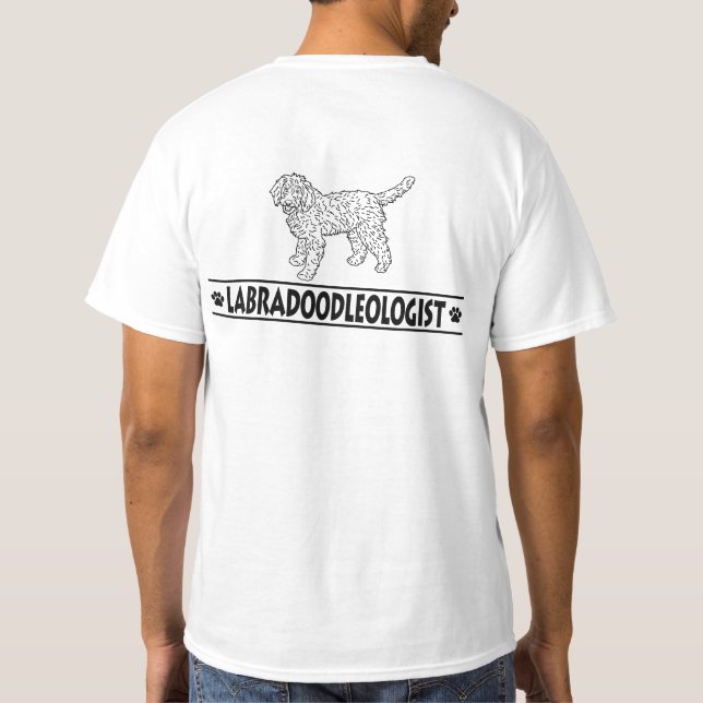 Humorous Labradoodle T-Shirt (Back)