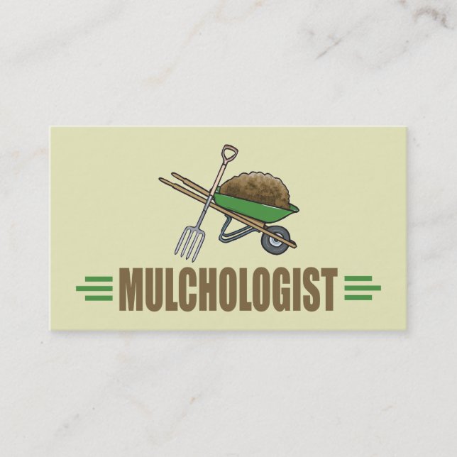 Humorous Landscaping Business Card (Front)