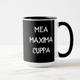 Humorous Latin Catholic Mea Cuppa Mug