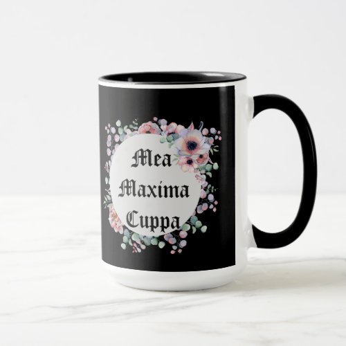 Humorous Latin Catholic Mea Maxima Cuppa Mug