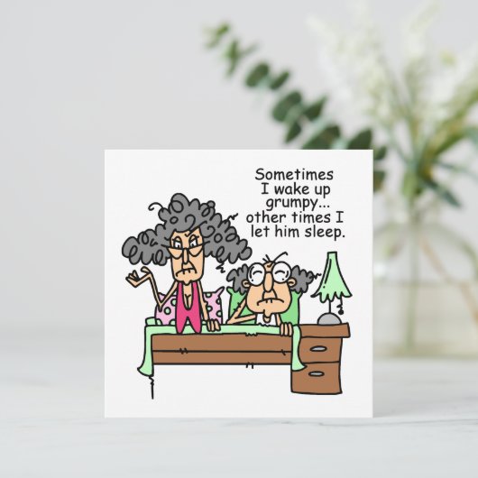 Humorous Let Grumpy Sleep (Standing Front)