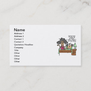 Humorous Let Grumpy Sleep Business Card