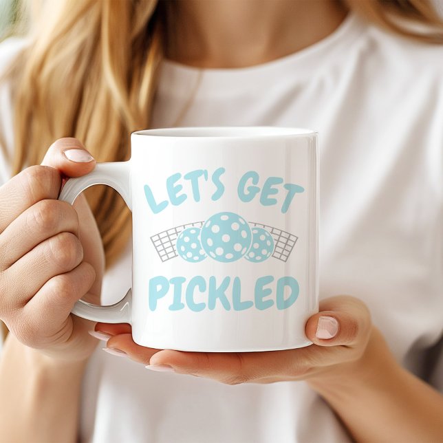 Humorous Let's Get Pickled  Coffee Mug (Creator Uploaded)
