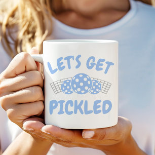 Humorous Let's Get Pickled Coffee Mug