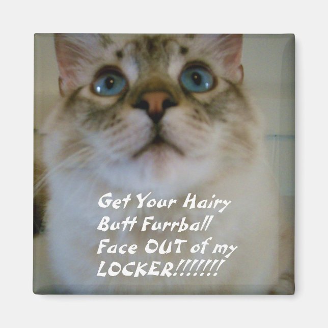 humorous Locker Magnet (Front)