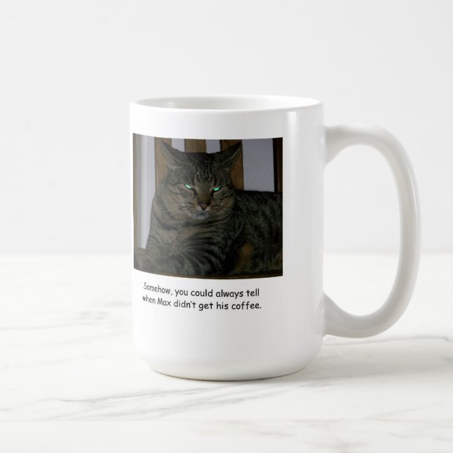 Humorous Max The Bengal Cat Coffe Mug (Right)