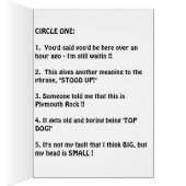 Humorous Meerkat - Circle One Cards (Inside (Right))