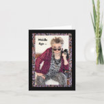 Humorous Middle Age Birthday Folded Greeting Card
