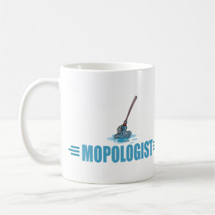 Humorous Mop Mopping Coffee Mug