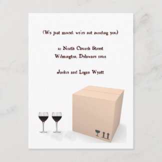 Humorous Moving Announcement