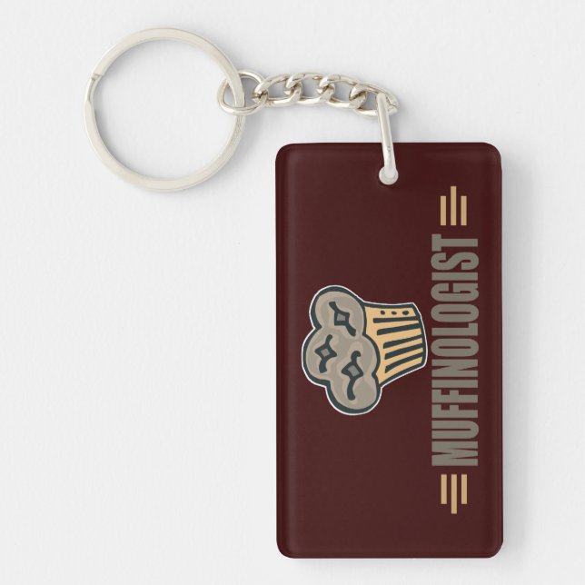 Humorous Muffins Keychain (Front)