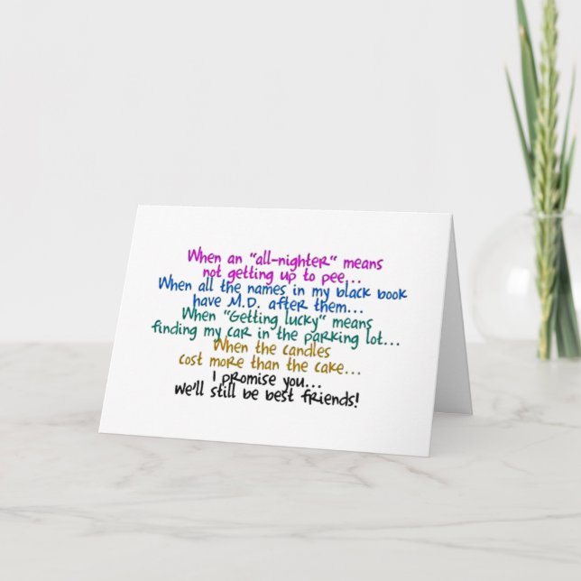 HUMOROUS "MUTUAL BIRTHDAY" TO MY ***TWIN*** CARD (Front)