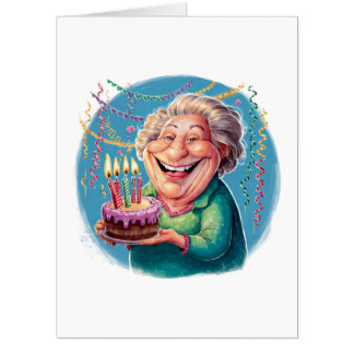 Humorous Nana Birthday Party Card