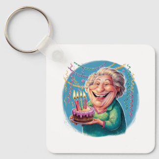 Humorous Nana Birthday Party Keychain