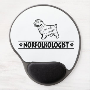 Humorous Norfolk Terrier Gel Mouse Pad