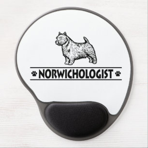 Humorous Norwich Terrier Gel Mouse Pad