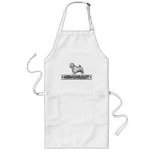 Humorous Norwich Terrier Long Apron