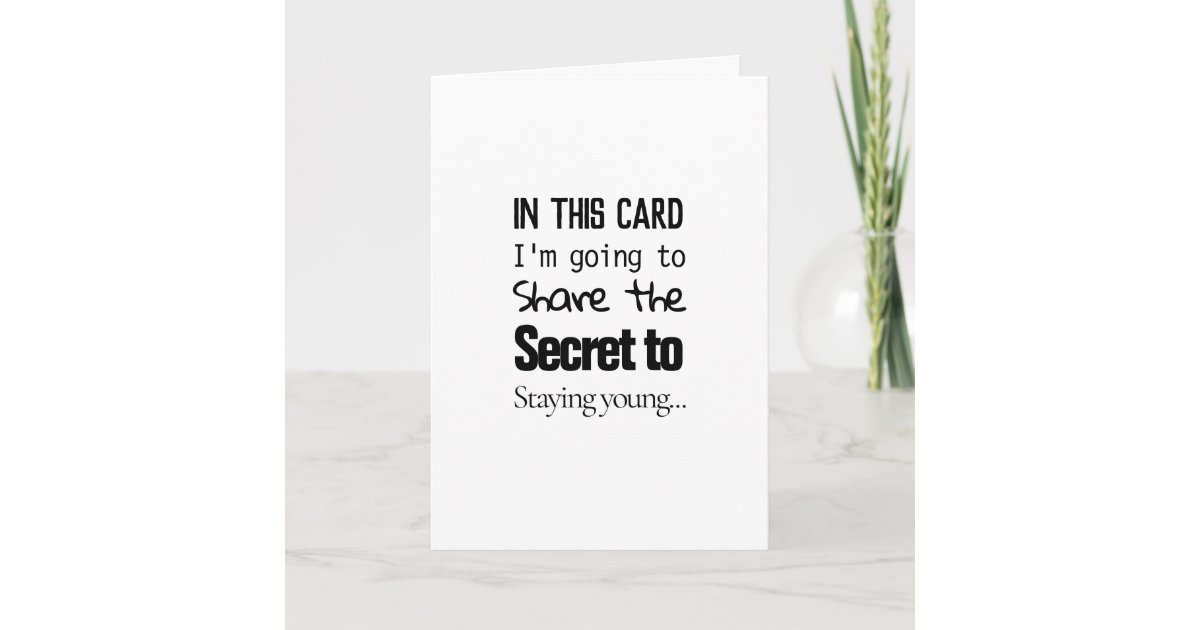 Humorous Old Age Birthday Card | Zazzle Humorous Old Age Birthday Card | Zazzle