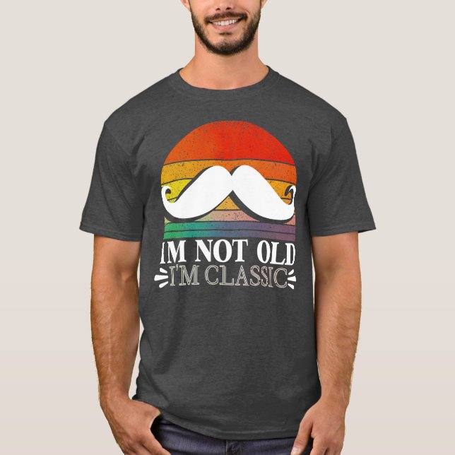 Humorous Old Lovable Papa Saying  T-Shirt (Front)