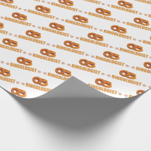 Humorous Onion Ring Title Wrapping Paper