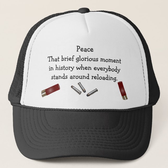 Humorous Peace Hat (Front)