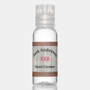 Humorous Personalized Western Barrel Hand Sanitizer