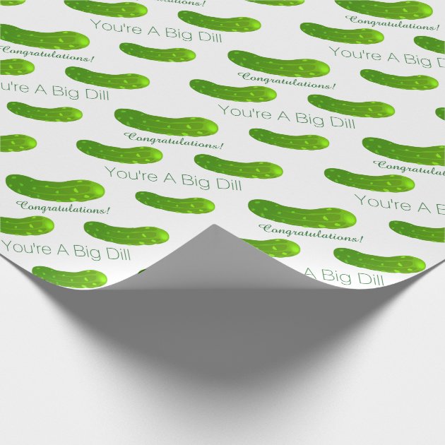 Pickle wrapping clearance paper