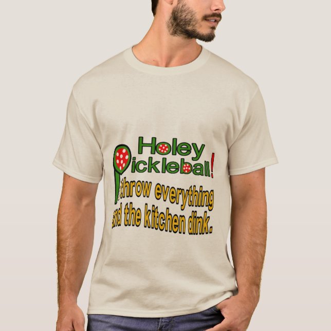 Humorous pickleball t-shirt (Front)