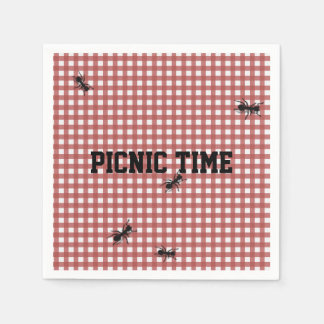 Humorous Picnic Ants Custom Napkins